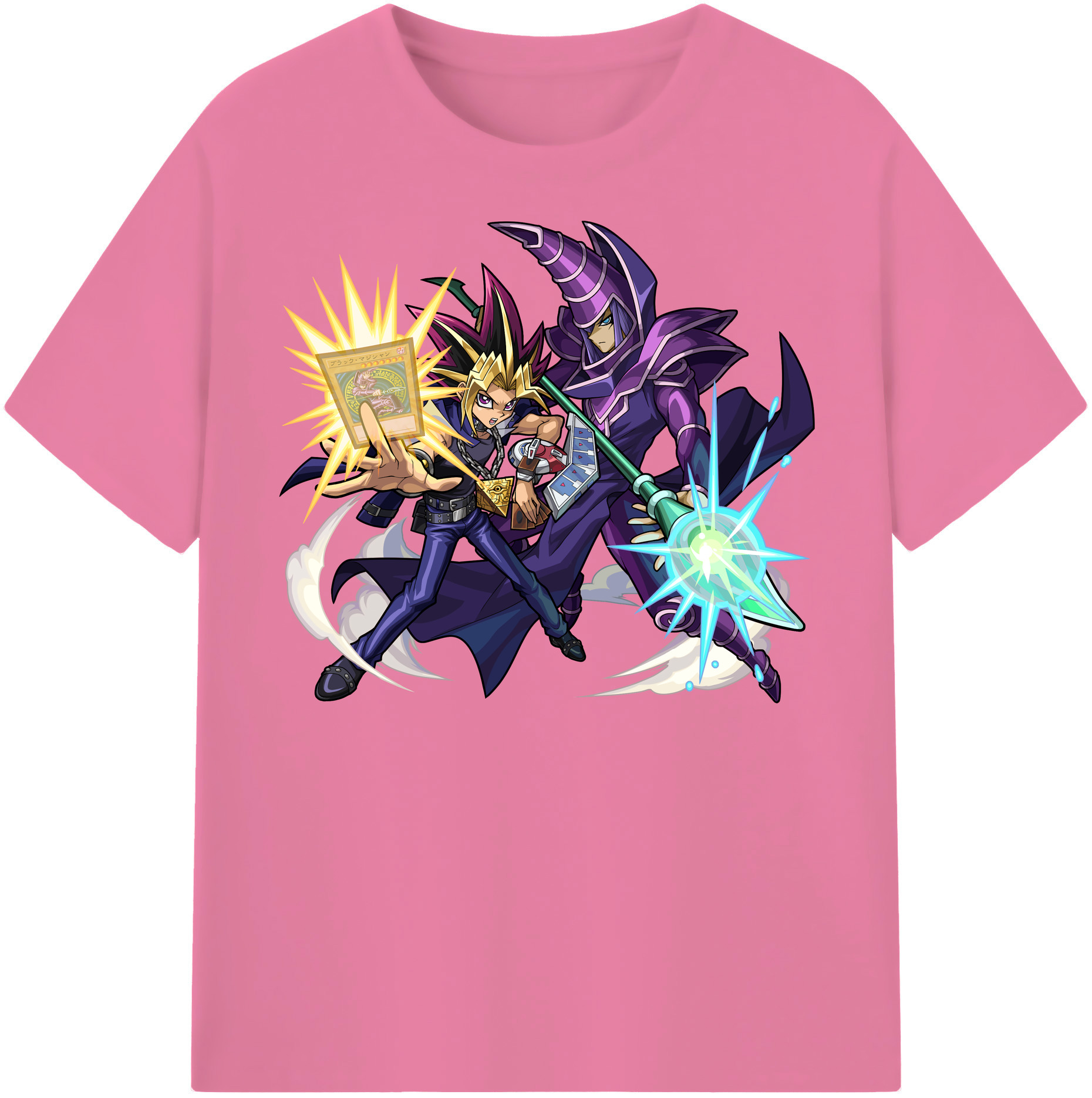 （画像用） 遊☆戯☆王 Yu-Gi-Oh! 綿100％半袖Tシャツ（フロントプリント）